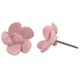 Pink Dot Flower Knob